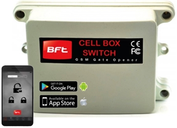 Cellbox Switch BFT, access control, cellular call box, cell switch, cell box, call box switch, control relay, BFT switch prime, keypad, intercom, gate operators, cell phone intercom, phone systems with intercoms, gate operator accessories,  phone and intercom systems, cell box prime, ts distributors