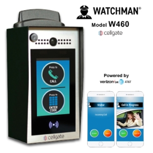 460  EVO AT&T Live Streaming Video Multi-Tenant Telephone Entry System Watchman, cellgate, multi tenant entry, telephone entry system, video telephone, AT&T gate entry system, Verizon gate entry system, apartment gate entry