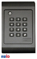 KP-6840 Card Reader AWID, DOORKING, WIEGAND PROXIMITY READER, READER WITH KEYPAD, KP-6840, PROGRAMMABLE CARD READER