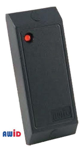 Proximity Card Compact Reader AWID, DOORKING, WIEGAND Interface, PROXIMITY CARD READER, Short Range Proximity Reader