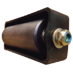6" Premium Roller Protective Cover gate hardware, roller guide, protective cover