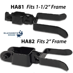 Powder-Coated Bolt-On Fork Latch - BOLTS TO FRAME <meta name="content="Pre-finished bolt-on latch, black bolt on latch for gate frame, black gloss powder coated latches, 2 inch bolt on latch, bolt on gate latch, bolt on latch for gate frame, fork latch for gate, powder coated fork latch, premium fork latch, heavy duty bolt on latch, steel bolt on latch for gate frame, 2 inch latch, heavy duty fork latch, best fork latch, high traffic gate latch, 1 1/2 inch latch, no weld gate latch, premium bolt on latch, bolt on latches near me, black powder coated bolt on latch">