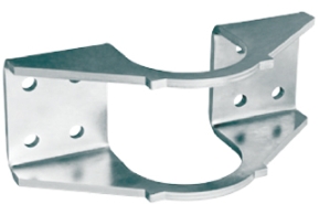 Top Mount Roller Bracket galvanized gate track, guide track, top mounting track, top mount gate guide, top mount cantilever, cantilever gate system, cantilever wheels