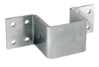 Gate Roller Bracket for Square Post galvanized gate track, guide track, top mounting track, top mount gate guide, top mount cantilever, cantilever gate system, cantilever wheels