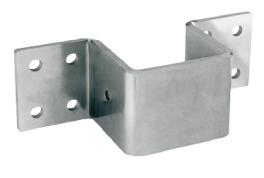 Gate Roller Bracket for Square Post galvanized gate track, guide track, top mounting track, top mount gate guide, top mount cantilever, cantilever gate system, cantilever wheels