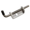 Aluminum Spring-Loaded Bolt Latch Aluminum Spring loaded latch, aluminum bolt latch with spring, 4.5 bolt latch, heavy-duty aluminum latch, aluminum spring loaded bolt, weather resistant latch, aluminum gate latch
