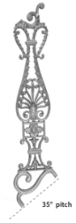 European Renaissance Railing Panel 