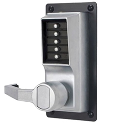 Simplex Mechanical Entry Lever for Exit Device entry lever, simplex, mechanical door lever, Ilco, KABA, exit device, code lock lever, ada-compliant lever