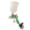 2.3mm Gravity Feed HVLP Spray Gun blacksmith brand, gravity feed HVLP spray gun, Aervoe, heat resistant enamel, spra-tool, metallic finishes, brite galvanized coating, wrought iron, touch up brushes, painters masking tape, paint respirator kit, paint mitt, pipe painter, welding respirator, patina oxidizer, gun metal blue paint, rust arrest, brass coating, acrylic sealer, shop coat primers, paint for galvanized metal, paint for galvanized aluminum, rust inhibitive primer