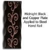 Midnight Black Midnight black paint, Dearen steel, blackened metal, blackened finish, blackened oxidize, paint immersion, black powder coating, black metal paint