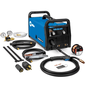 Multimatic 215 MIG welder, Miller 907693, auto set elite, multi voltage plug, Miller welder, fluxcore, auto spool gun detect, home welder, light fabrication, multimatic 215, mig multiprocess power source, auto spool gun detect, stick welder