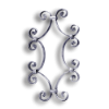 Forged Steel Scroll decorative steel forging, steel scrolls, unbreakable steel scrolls, scrolls for 1/2” tube, forged steel scroll