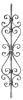 Steel Baluster forged steel scrolls, forged panels, metal stair balusters, rail balusters, steel rail balusters, forged steel rosettes, steel balcony balusters, steel pickets, hammered metal stair baluster, hammered metal railing balusters, hand forged balusters, balusters with bushings, forged newel posts, forged rail panels, powder coated steel forgings, forged steel elemetns, stamped steel elements, fully weldable leaves, fully weldable flowers, pressed steel elements, weldable cast steel leaves, forged steel spheres, forged steel baskets