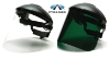 Face Shields welding shield, helmet shield, face shield, ridgeline ratchet headgear, UVA protection, pyramex safety, safety shield