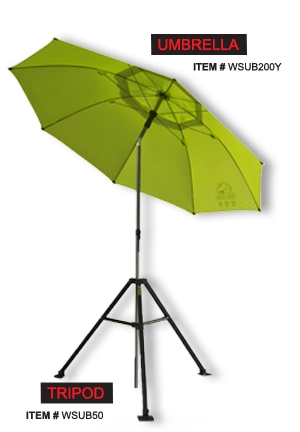Industrial Umbrella and Tripod 