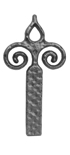 1 Inch Cast Iron Finials  - RECTANGLE