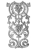 Cast Iron Rose and Berry Castings